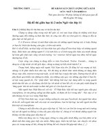 Tải Bộ đề thi giữa học kì 2 lớp 11 môn Ngữ văn - Đề thi giữa kì 2 Ngữ văn lớp 11