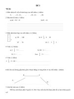 Bản mềm: Bộ đề thi giữa học kì 2 môn Toán lớp 2 - Giáo viên Việt Nam