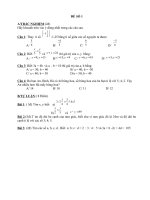Đề kiểm tra 1 tiết Toán 7 chương 1 đại số có đáp án và ma trận - Giáo viên Việt Nam