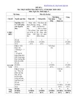 Bộ đề thi hk1 ngữ văn 9 năm 2020 2021 