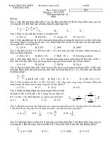 Tải Đề thi học kì 2 lớp 9 môn Vật lý trường THCS thị trấn Thường Tín năm học 2017 - 2018 - Đề kiểm tra cuối học kì 2 môn Vật lý lớp 9 có đáp án