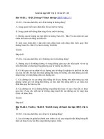 Tải Giải bài tập SBT Vật lý 11 bài 19 - 20 - Từ trường - Lực từ - Cảm ứng từ