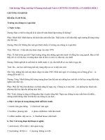 Tải Giải bài tập Tiếng Anh lớp 9 Chương trình mới Unit 6: GETTING STARTED, A CLOSER LOOK 1 - Để học tốt Tiếng Anh 9 thí điểm Unit 6: THEN AND NOW