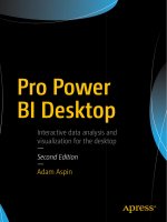 Pro Power BI Desktop Interactive data analysis and visualization for the desktop