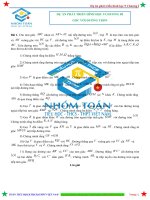 Dự án phát triển bài hình lớp 9 chương III 