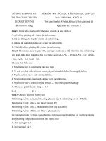 Tải Đề thi học kì 2 môn Sinh học lớp 10 trường THPT chuyên Lương Thế Vinh, Đồng Nai năm học 2016 - 2017 - Đề kiểm tra học kỳ II môn Sinh lớp 10 có đáp án