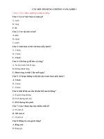 Bộ câu hỏi rung chuông vàng lớp 5 - Giáo viên Việt Nam