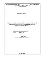 Nghiên cứu khả năng hạ cọc ống thép trên nền san hô tại đảo trường sa của bộ công tác kiểu xoay ép lắp trên máy đào thủy lực tt 