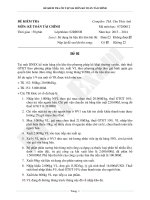 Tại một DN hoạch toán thuế theo phương pháp khấu trừ, áp dụng phương pháp kê khai  thường xuyên đối.