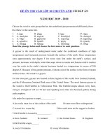 Tải Đề ôn thi vào lớp 10 chuyên Tiếng Anh năm học 2019 - 2020 số 23 - Đề tuyển sinh lớp 10 năm 2019 chuyên Anh có đáp án