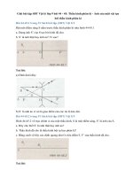 Tải Giải bài tập SBT Vật lý lớp 9 bài 44 - 45: Thấu kính phân kì - Ảnh của một vật tạo bởi thấu kính phân kì - Giải Sách bài tập Vật lý 9 bài 44-45
