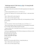 Tải Giải Toán lớp 6 Bài 17: Ước chung lớn nhất - Giải bài tập môn Toán lớp 6