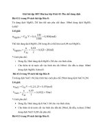Tải Giải bài tập SBT Hóa học lớp 8 bài 43: Pha chế dung dịch - Hướng dẫn giải bài tập môn Hóa học 8