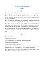 4) - Bài tập nghỉ ở nhà môn Toán 4