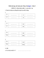 Tải Phiếu bài tập cuối tuần Tiếng Việt lớp 5 - Tuần 9 - Bài tập thực hành Tiếng việt lớp 5