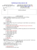 Tải Bộ đề thi học kì 2 lớp 4 môn Lịch sử - Địa lý năm 2019 - 2020 - Đề thi Sử - Địa lớp 4 cuối học kì 2