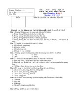 Tải Bộ đề thi học kì 2 lớp 4 môn Khoa học năm học 2018 - 2019 - Đề thi môn Khoa học lớp 4 học kỳ 2 theo Thông tư 22 có đáp án