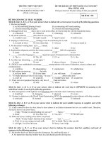 Tải Đề thi thử THPT Quốc gia môn tiếng Anh năm 2017 trường THPT Việt Đức, Hà Nội có đáp án - Đề ôn thi Đại học môn tiếng Anh