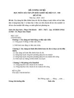 ĐỀ CƯƠNG SƠ BỘ1