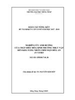 Nghiên cứu ảnh hưởng của chất điều h a sinh trưởng thực v t đến khả năng nhân chồi của m n hòa an in vitro 