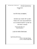 Nghiên cứu tổng hợp và đặc trưng vật liệu nanocomposit giữa hydroxyapatit và một số polyme tự nhiên 