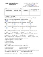 Tải Bộ đề thi học kì 2 lớp 4 môn Tin học năm học 2019 - 2020 - Đề thi lớp 4 cuối kì 2 môn Tin học Có đáp án