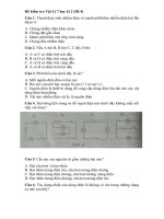 Tải Đề kiểm tra học kì 2 môn Vật lí lớp 7 - Đề số 4 - Đề thi học kì 2 Vật lý 7 có đáp án