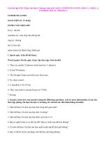 Tải Giải bài tập SGK Tiếng Anh lớp 6 Chương trình mới Unit 8: Communication, skill 1, skill 2, looking back - project - Để học tốt Tiếng Anh lớp 6 Thí điểm Unit 8: SPORTS AND GAMES