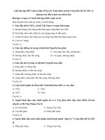 Tải Giải bài tập SBT Lịch sử lớp 10 bài 26: Tình hình xã hội ở nửa đầu thế kỉ XIX và phong trào đấu tranh của nhân dân - Giải bài tập môn Lịch sử lớp 10