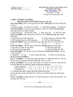 Tải Bộ đề thi học kì 2 lớp 6 môn Vật lý năm 2019 - Đề thi môn Vật lý lớp 6 học kỳ 2 có đáp án