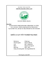 (Khóa luận tốt nghiệp) - Rà soát hoàn thiện hồ sơ địa chính phục vụ công tác cấp Giấy chứng nhận quyền sử dụng đất tại xã Phù Ủng, huyện Ân Thi, tỉnh Hưng Yên năm 2018