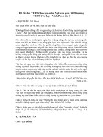 Tải Đề thi thử THPT Quốc gia môn Ngữ văn năm 2019 trường THPT Yên Lạc - Vĩnh Phúc lần 4 - Đề minh họa Ngữ văn năm 2019 có đáp án