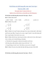 Tải Bộ đề thi khảo sát chất lượng đầu năm môn Toán lớp 6 năm học 2020 - 2021 - Đề thi khảo sát chất lượng đầu năm lớp 6