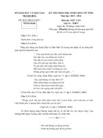 Tải Đề thi học sinh giỏi môn Ngữ văn lớp 12 tỉnh Thanh Hóa năm 2013 - 2014 - Đề thi học sinh giỏi tỉnh môn Văn lớp 12 có đáp án