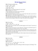 4) - Bài tập nghỉ ở nhà môn Toán 4