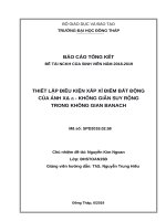 Thiết lập điều kiện xấp xỉ điểm bất động của ánh xạ α không giãn suy rộng trong không gian banach 
