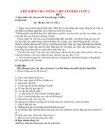 6 đề KIỂM TRA TIẾNG VIỆT lớp 2 CUỐI học kì 1 