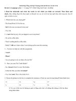 Tải Giải bài tập Tiếng Anh lớp 9 Chương trình mới Review 2 (Unit 4-5-6) - Để học tốt Tiếng Anh 9 thí điểm