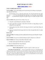 Tải Bộ đề thi học kì 2 lớp 6 môn Giáo dục công dân năm 2019 - 2020 - Đề thi môn Công dân lớp 6 học kỳ 2 có đáp án