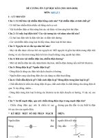 Tải Đề cương ôn tập học kì 2 môn Vật lý 7 năm học 2019 - 2020 - Tài liệu ôn thi học kì 2 môn Vật lý lớp 7 có đáp án