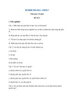 Tải Bộ đề thi GDCD 7 học kì 2 có đáp án năm 2020 - 5 đề thi học kì 2 lớp 7 môn Giáo dục công dân năm 2019 - 2020