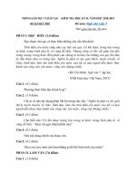 Tải Đề kiểm tra Văn 7 học kì 2 Phòng GD&ĐT huyện Đức Phổ, Quảng Ngãi năm 2019 - Đề thi học kì 2 môn Ngữ văn lớp 7 có đáp án