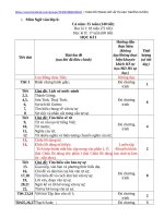 KHDH ngữ văn 6,7,8,9 