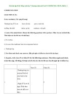 Tải Giải bài tập SGK Tiếng Anh lớp 7 Chương trình mới Unit 9 COMMUNICATION, SKILL 1 - Để học tốt Tiếng Anh 7 Thí điểm Unit 9 FESTIVAL AROUND THE WORLD