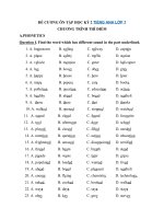 Tải Bài tập ôn thi học kì 2 lớp 7 (Thí điểm) môn tiếng Anh - Đề cương ôn thi học kì 2 lớp 7 môn tiếng Anh năm học 2018-2019