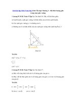 Tải Giải bài tập Toán 9 bài: Ôn tập Chương I – Hệ thức lượng giác trong tam giác vuông - Giải bài tập Toán lớp 9 trang 91, 92, 93, 94, 95 SGK