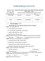 Tải Đề kiểm tra học kì II lớp 7 môn Vật lý có đáp án năm 2020 - Đề thi học kỳ 2 lớp 7 môn Vật Lý có đáp án và ma trận