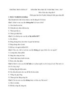 Tải Đề thi học kì 2 môn Giáo dục công dân lớp 8 trường THCS Chân Lý, Hà Nam năm học 2016 - 2017 - Đề kiểm tra học kì 2 môn Giáo dục công dân lớp 8 có đáp án