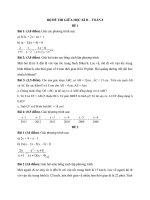 Tải Bộ đề thi giữa học kì 2 môn Toán lớp 8 - Đề thi Toán 8 giữa học kì 2 có đáp án