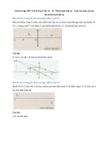 Tải Giải bài tập SBT Vật lý lớp 9 bài 42 - 43: Thấu kính hội tụ - Ảnh của một vật tạo bởi thấu kính hội tụ - Giải SBT Lý 9 bài 42-43
